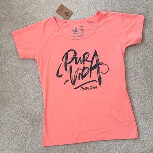 Pura Vida Costa Rica Coral Women's Top